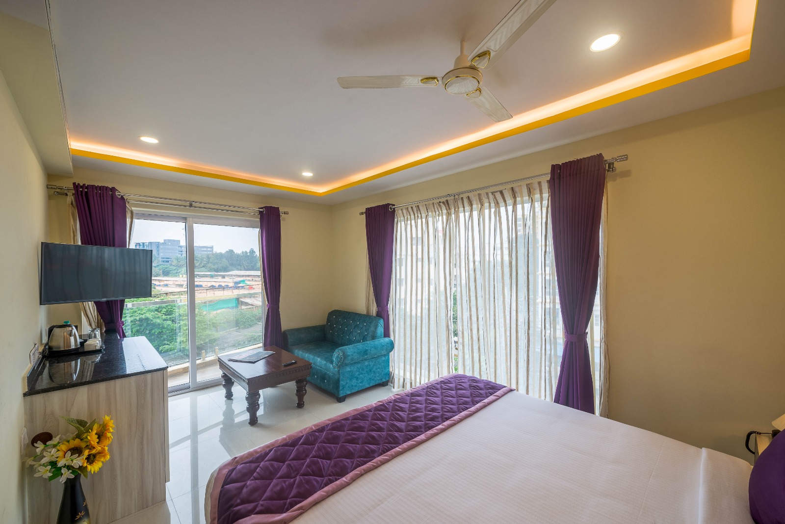 Luxury Room interior at Zenith Suites