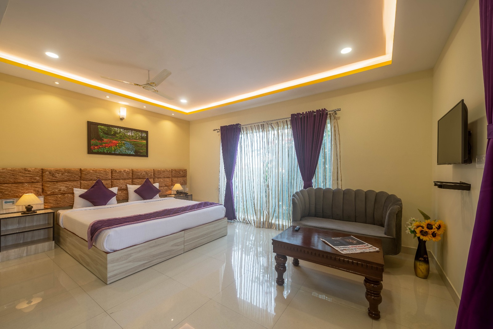 Premium Room at Zenith Suites with king bed and premium amenities